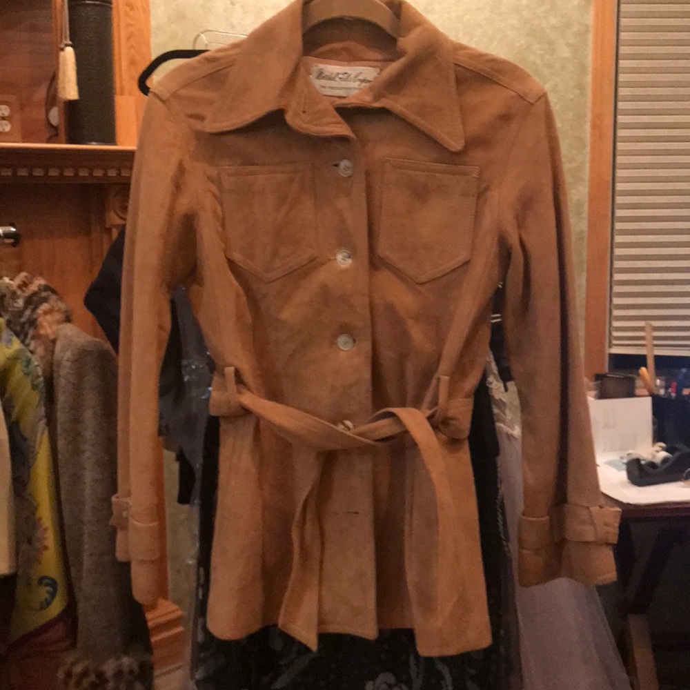 Suede Calvin Klein Vintage Jacket/ /Blazer.